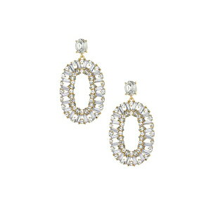 �G�e�B�J ���f�B�[�X �s�A�X���C�������O �A�N�Z�T���[ Sparkle Oval Dangle Earrings in 18K Gold Plating Gold