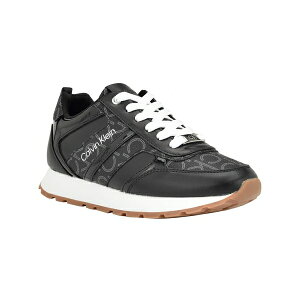 JoNC fB[X Xj[J[ V[Y Women's Carlla Round Toe Lace-up Sneakers Black Multi Logo