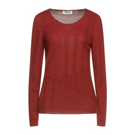 【送料無料】 ティーエスディ12 レディース ニット&セーター アウター Sweaters Brick red