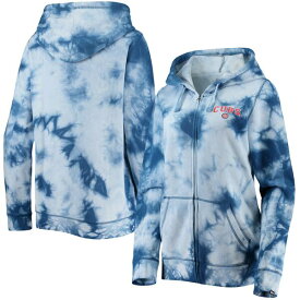 ニューエラ レディース パーカー・スウェットシャツ アウター Chicago Cubs New Era Women's TieDye FullZip Hoodie Royal