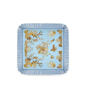 ���E�_�u���E�W�F�C ���f�B�[�X �}�t���[�E�X�g�[���E�X�J�[�t �A�N�Z�T���[ Reversible fringe foulard 90 Blue