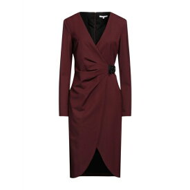 【送料無料】 パトリツィア ペペ レディース ワンピース トップス Midi dresses Burgundy