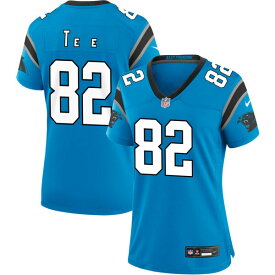 ナイキ レディース ユニフォーム トップス Carolina Panthers Nike Women's Alternate Custom Game Jersey Blue