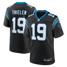 ナイキ メンズ ユニフォーム トップス Adam Thielen Carolina Panthers Nike Game Player Jersey Black