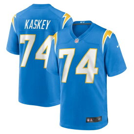 ナイキ メンズ ユニフォーム トップス Matt Kaskey Los Angeles Chargers Nike Team Game Jersey Powder Blue