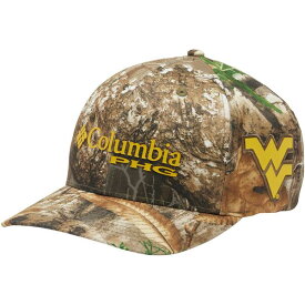 コロンビア メンズ 帽子 アクセサリー West Virginia Mountaineers Columbia Unisex Mossy Oak Bottomland Flex Hat Realtree Camo