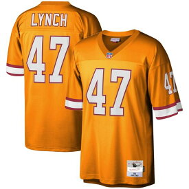 ミッチェル&ネス メンズ ユニフォーム トップス John Lynch Tampa Bay Buccaneers Mitchell & Ness Big & Tall 1995 Legacy Retired Player Jersey Orange