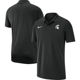 ナイキ メンズ ポロシャツ トップス Michigan State Spartans Nike 2023 Coaches Performance Polo Black