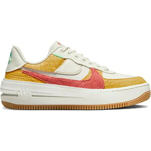 Nike �i�C�L ���f�B�[�X �X�j�[�J�[ �yNike Air Force 1 PLT.AF.ORM Sail Yellow Ocher (Women's)�z �T�C�Y US_W_12 Sail/Yellow Ocher/Green Shock/Magic Ember