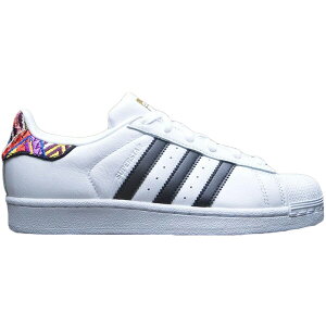 adidas AfB_X fB[X Xj[J[ yadidas Superstar Multi Embroideryz TCY US_7.5(24.5cm) White/Black/Metallic Gold/Multi Embroidery