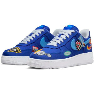Nike iCL fB[X Xj[J[ yNike Air Force 1 Low '07 PRM Los Angeles Patched Up (Women's)z TCY US_7(24.0cm) Racer Blue/University Blue/White