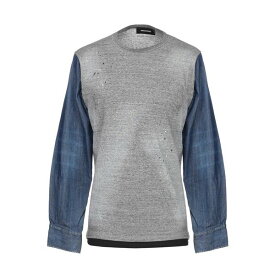 【送料無料】 ディースクエアード メンズ パーカー・スウェットシャツ アウター Sweatshirts Grey