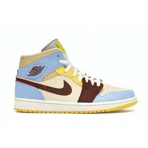 Jordan W[_ Y Xj[J[ yJordan 1 Mid SE Fearless Maison Chateau Rougez TCY US_M_14 Pale Vanilla/Cinnamon
