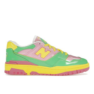 New Balance �j���[�o�����X �����Y �X�j�[�J�[ �yNew Balance 550 Y2K Patent Leather Pack Pink Green�z �T�C�Y US_7(25.0cm) Pink/Green/Yellow