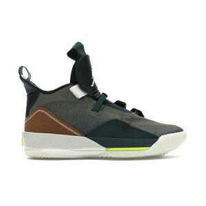 Jordan �W���[�_�� �����Y �X�j�[�J�[ �yJordan XXXIII Travis Scott�z �T�C�Y US_11.5(29.5cm) Army Olive/Black-Ale Brown-Sail