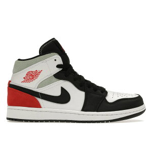 Jordan W[_ Y Xj[J[ yJordan 1 Mid SE Red Black Toez TCY US_9.5(27.5cm) White/Black-Light Smoke Grey-Gym Red