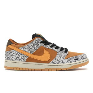 Nike �i�C�L �����Y �X�j�[�J�[ �yNike SB Dunk Low Safari�z �T�C�Y US_8.5(26.5cm) Black/Orange-Cement Grey-Outdoor green