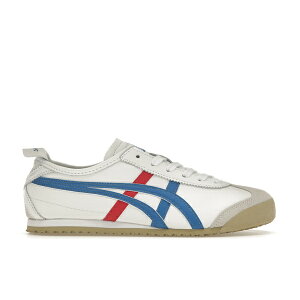 ASICS �A�V�b�N�X �����Y �X�j�[�J�[ �yOnitsuka Tiger Mexico 66 White Blue Red�z �T�C�Y US_5(23.0cm) White/Blue