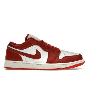 Jordan �W���[�_�� �����Y �X�j�[�J�[ �yJordan 1 Low Dune Red�z �T�C�Y US_7.5(25.5cm) White/Dune Red/Lobster/Sail/Vachetta Tan