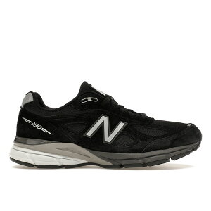 New Balance �j���[�o�����X �����Y �X�j�[�J�[ �yNew Balance 990v4 MiUSA Black Silver�z �T�C�Y US_6(24.0cm) Black/Silver