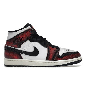 Jordan W[_ Y Xj[J[ yJordan 1 Mid Wear-Away Chicagoz TCY US_8.5(26.5cm) Black/Infrared 23-White-Sail