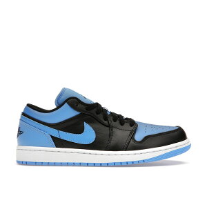 Jordan �W���[�_�� �����Y �X�j�[�J�[ �yJordan 1 Low Black University Blue�z �T�C�Y US_12.5(30.5cm) Black/Black-University Blue-White