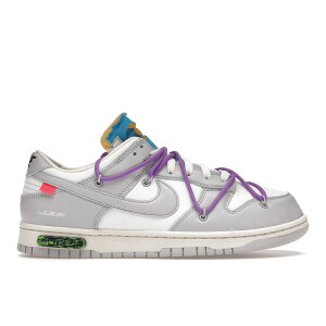 Nike �i�C�L �����Y �X�j�[�J�[ �yNike Dunk Low Off-White Lot 47�z �T�C�Y US_8(26.0cm) Sail/Neutral Grey