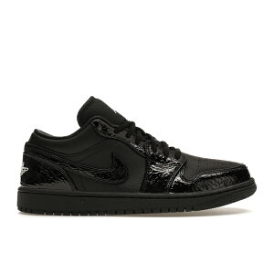 Jordan W[_ fB[X Xj[J[ yJordan 1 Low SE Patent Elephant Black (Women's)z TCY US_W_11.5 Black/Black-White-Metallic Silver