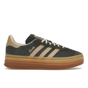 adidas �A�f�B�_�X ���f�B�[�X �X�j�[�J�[ �yadidas Gazelle Bold Grey Magic Beige Gum (Women's)�z �T�C�Y US_W_10.5 Grey Six/Magic Beige/Cream White