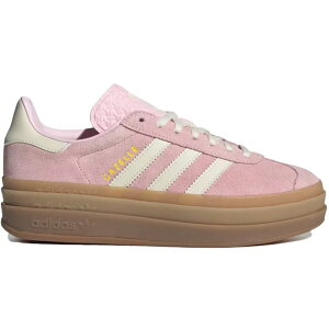 adidas �A�f�B�_�X ���f�B�[�X �X�j�[�J�[ �yadidas Gazelle Bold Clear Pink Cream White (Women's)�z �T�C�Y US_9.5(26.5cm) Clear Pink /Cream White/Gold Metallic
