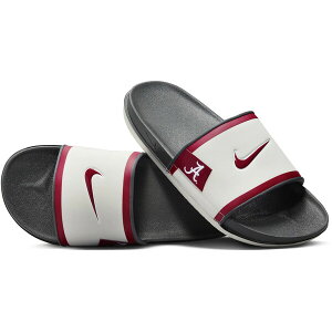 Nike �i�C�L �����Y �X�j�[�J�[ �yNike Offcourt Slide Alabama�z �T�C�Y US_M_14 Night Silver/Dark Smoke Grey/Team Crimson