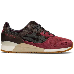 ASICS �A�V�b�N�X �����Y �X�j�[�J�[ �yASICS Gel-Lyte III OG Brisket Red�z �T�C�Y US_10(28.0cm) Brisket Red/Obsidian Grey