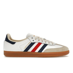 adidas �A�f�B�_�X �����Y �X�j�[�J�[ �yadidas Samba OG Sporty & Rich USA�z �T�C�Y US_M_13 Cloud White/Night Indigo/Collegiate Red
