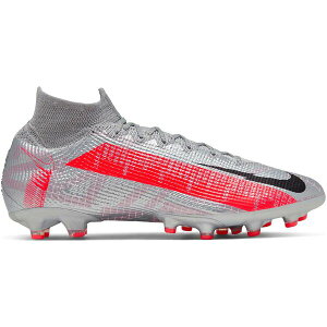 Nike �i�C�L �����Y �X�j�[�J�[ �yNike Superfly 7 Elite AG Pro Metallic Grey Crimson�z �T�C�Y US_7.5(25.5cm) Metallic Bomber Grey/Particle Grey/Laser Crimson/Black