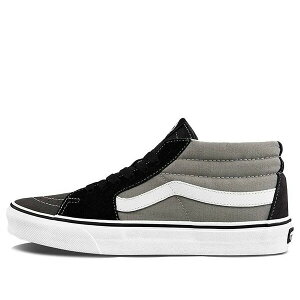 Vans �o���Y �����Y �X�j�[�J�[ �yVans SK8-Mid Black/White/Grey VN0A3WM32PD�z �T�C�Y US_5(23.0cm)