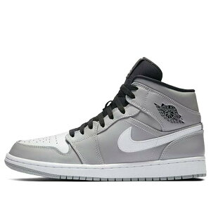 Air Jordan W[_ Y Xj[J[ yAir Jordan 1 Mid 'Wolf Grey Black White' 554724-046z TCY US_8(26.0cm)
