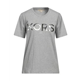 【送料無料】 マイケルコース レディース Tシャツ トップス T-shirts Grey
