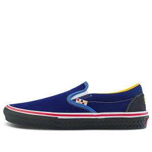 Vans �o���Y �����Y �X�j�[�J�[ �yVans Skate Slip-On 'Padin Musa Blue' VN0A5FCABLU�z �T�C�Y US_8.5(26.5cm)