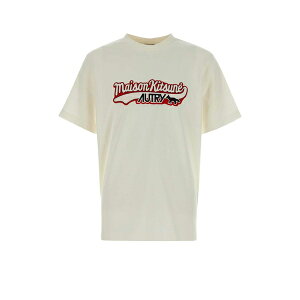 �I�[�g���[ �����Y T�V���c �g�b�v�X White Cotton Autry X Maison Kitsun�� T-shirt MK2W