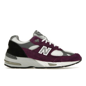 New Balance �j���[�o�����X �����Y �X�j�[�J�[ �yNew Balance 991 MiUK Grape Juice�z �T�C�Y US_9.5(27.5cm) Grape Juice/Alloy