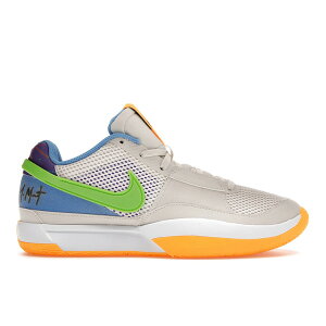 Nike �i�C�L �����Y �X�j�[�J�[ �yNike Ja 1 Family Trivia�z �T�C�Y US_M_13 Phantom/Action Green/Action Grape/White/Laser Orange/University Blue