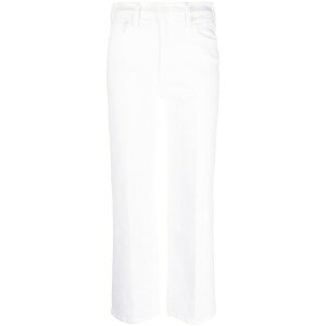 �}�U�[ ���f�B�[�X �f�j���p���c �{�g���X Fairest of them all straight-leg jeans White