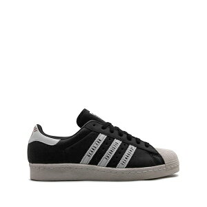�A�f�B�_�X �����Y �X�j�[�J�[ �V���[�Y Superstar 80s human made black sneakers Black