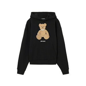 �p�[���E�G���W�F���X �����Y �p�[�J�[�E�X�E�F�b�g�V���c �A�E�^�[ Textured bear graphic hoodie Black
