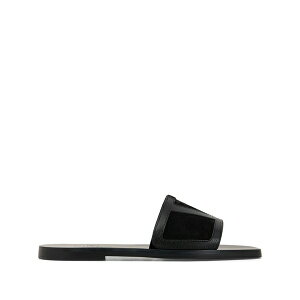 ���@�����e�B�m �K�����@�[�j �����Y �T���_�� �V���[�Y Viva superstar leather flat sandals Black