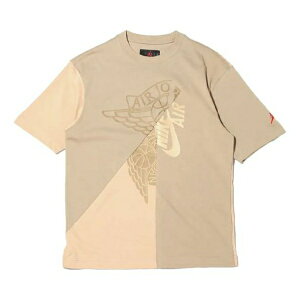 Air Jordan W[_ Y Xj[J[ yAir Jordan x Travis Scott Short-Sleeve Top 'Beige Tan' CW3168-247z TCY US_M_XXL