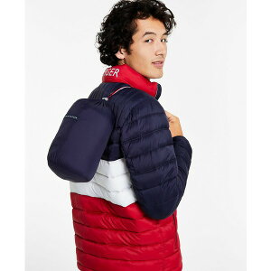 g~[ qtBK[ Y WPbgu] AE^[ Men's Packable Quilted Puffer Jacket Mid/Ice/Red Combo (Muf)