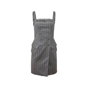 �t���[�f���}�[�� ���f�B�[�X �����s�[�X �g�b�v�X Maxwell mini dress Grey