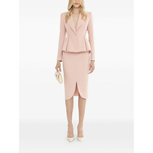 �j�b�T ���f�B�[�X �X�J�[�g �{�g���X High-waisted pencil midi skirt Pink