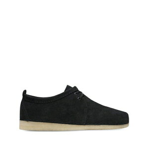 �N���[�N�X �����Y �h���X�V���[�Y �V���[�Y Ashton black suede derby shoes Black